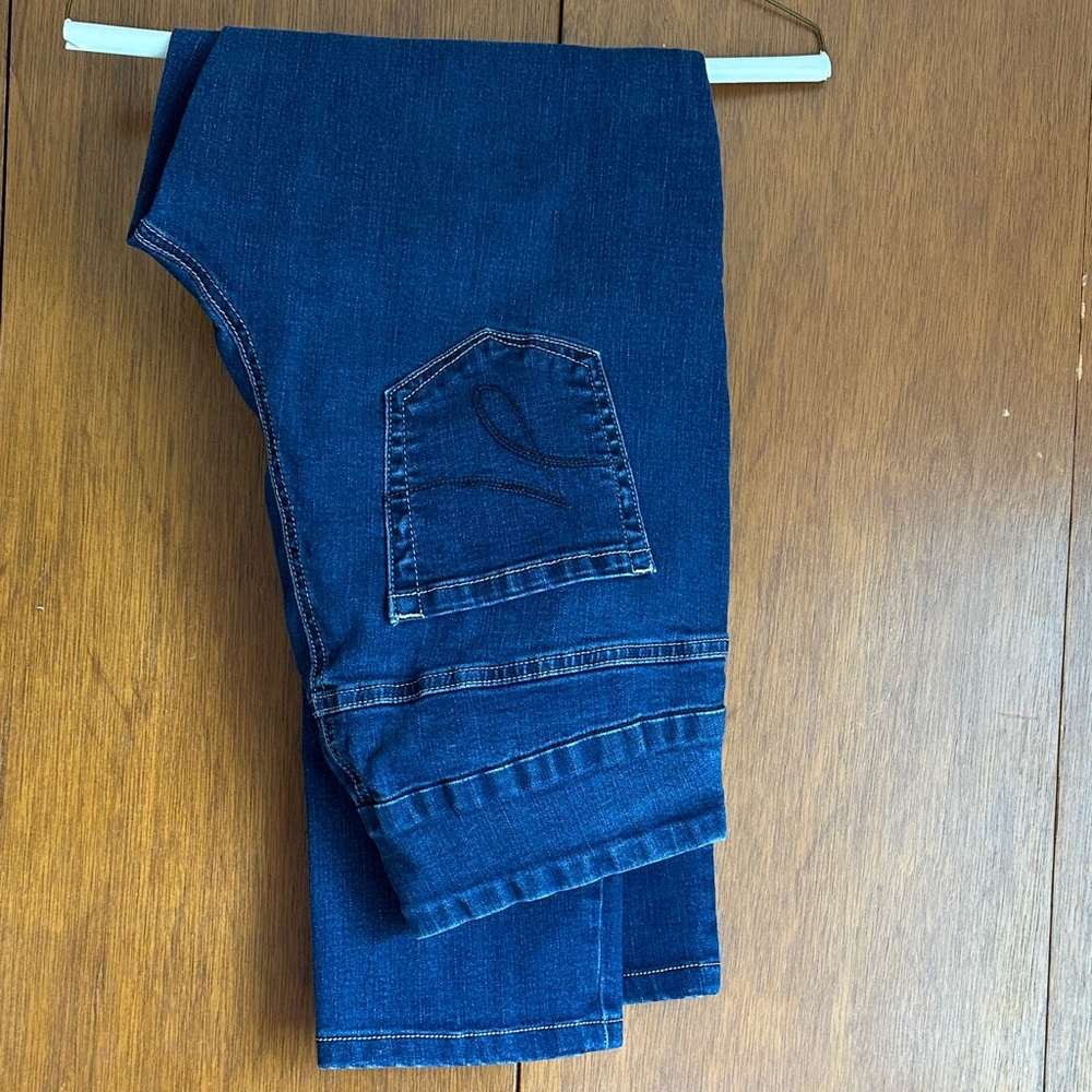 Jag Jeans Dark Indigo Knit Waist Denim